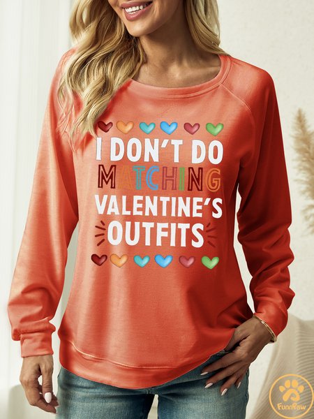 Women’s Crew Neck Casual Regular Fit Sweatshirt Man and dog hoodies, color:Orange|size:3XL, Lilicloth.com
