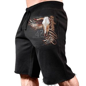 Men's Sweatshirt Shorts Wild Weat Cow Print Sports Casual Breathable Elastic Waist Shorts, Shorts, , COTOSEN, Apparel Online, Cheap Clothes, Buy Now