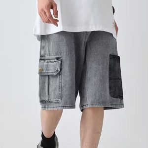 Men's Pocket Casual Loose Cool Cargo Jeans Shorts Jorts Baggy, Shorts, , COTOSEN, Apparel Online, Cheap Clothes, Buy Now