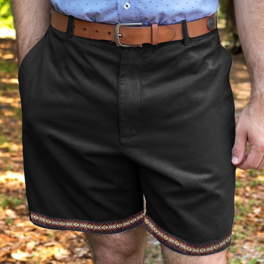 Men's Vintage Ethnic Print Cargo Shorts Breathable Casual Shorts, Shorts, , COTOSEN, Apparel Online, Cheap Clothes, Buy Now