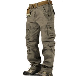 Men's Multi-pocket Outdoor Cotton Cargo Pants, Tactical Pants,  COTOSEN