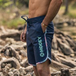 Men's Surf Shorts Vintage Hooey Graphic Hawaiian Beach Boardshorts Navy Blue, Shorts, , COTOSEN, Apparel Online, Cheap Clothes, Buy Now