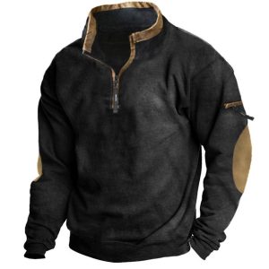 Men's Outdoor Tactical Quarter Zip Sweatshirt, Hoodies & Sweatshirts, , COTOSEN, Apparel Online, Cheap Clothes, Buy Now