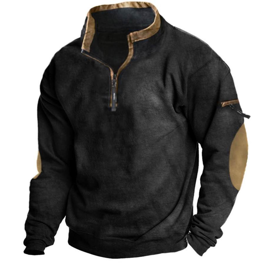 Men's Outdoor Tactical Quarter Zip Sweatshirt, Hoodies & Sweatshirts, , COTOSEN, Apparel Online, Cheap Clothes, Buy Now