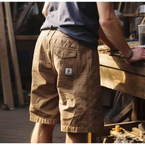 Men's Cargo Shorts Vintage Volcom Multi-Pockets Summer Daily 11 Inch Regular Fit Tech Duck Shorts, Shorts, , COTOSEN, Apparel Online, Cheap Clothes, Buy Now