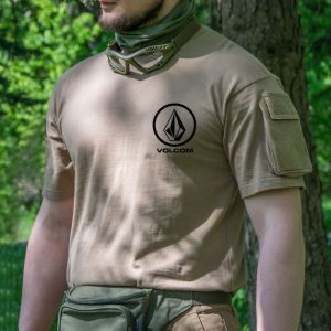 Men's T-Shirt Vintage Volcom Tactical Pocket Short Sleeve Crew Neck Outdoor Summer Daily Tops Khaki, T-Shirts, , COTOSEN, Apparel Online, Cheap Clothes, Buy Now