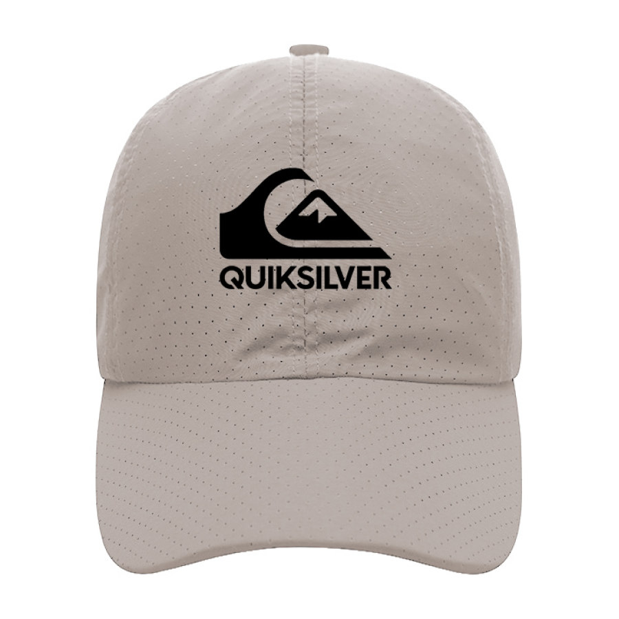 Quiksilver Moisture Wicking Mesh Breathable Solid Color Cap Sports Sun Hat, Hats, , COTOSEN, Apparel Online, Cheap Clothes, Buy Now