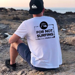 Men's T-Shirt Tee Vintage Quiksilver Surf Graphic Short Sleeve Outdoor Casual Summer Daily Tops White, T-Shirts, , COTOSEN, Apparel Online, Cheap Clothes, Buy Now