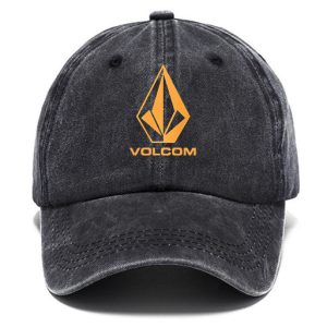 Washed Cotton Sun Hat Vintage Volcom Outdoor Casual Cap Black, Hats, , COTOSEN, Apparel Online, Cheap Clothes, Buy Now