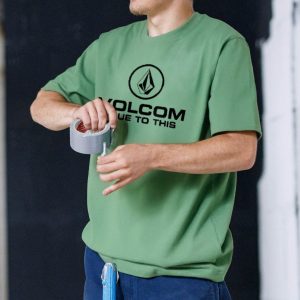 Men's T-Shirt Tee Plus Size Vintage Volcom True To This Graphic Short Sleeve Outdoor Casual Summer Daily Tops, T-Shirts, , COTOSEN, Apparel Online, Cheap Clothes, Buy Now