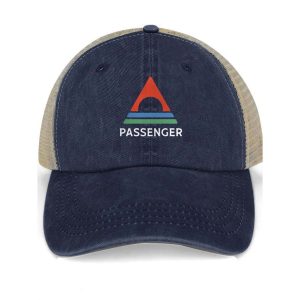 Washed Cotton Panel Mesh Sun Hat Vintage Passenger Cap Navy, Hats, , COTOSEN, Apparel Online, Cheap Clothes, Buy Now
