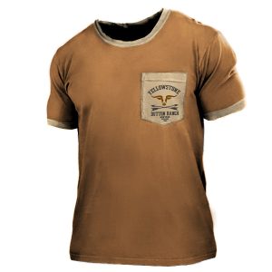 Cross-border European Size Summer Men's Fitness T-shirt Sports Leisure Summer Cotton Sweat-absorbing Solid Color Deep V-neck Top, T-Shirts, , COTOSEN, Apparel Online, Cheap Clothes, Buy Now