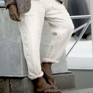 Men's Comfort Linen Elastic Waist Casual Beech Pants, Pants, , COTOSEN, Apparel Online, Cheap Clothes, Buy Now