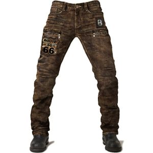 Men's Route 66 Retro Washed Tactical Denim Pants, Tactical Pants, , COTOSEN, Apparel Online, Cheap Clothes, Buy Now