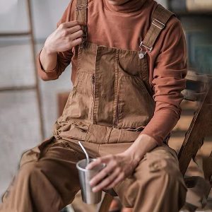 Men Bib Overalls With Oversized Pockets Unisex Dungarees For Work And Style, Shorts, , COTOSEN, Apparel Online, Cheap Clothes, Buy Now