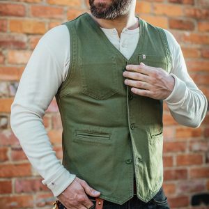 Wolfandbadger Men Lincoln Waistcoat Outdoor Vintage Yellowstone Print Multiple Pockets Multiple Pockets Tactical Vest, Coats & Jackets, , COTOSEN, Apparel Online, Cheap Clothes, Buy Now