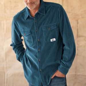 Quicksilver Men Corduroy Shirt Outdoor Pocket Casual Daily Shirt Jacket, T-Shirts, , COTOSEN, Apparel Online, Cheap Clothes, Buy Now