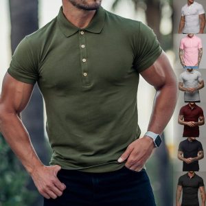 Men's Polo Shirt Outdoor Loose Casual Long Sleeve Daily Polo Shirt, T-Shirts, , COTOSEN, Apparel Online, Cheap Clothes, Buy Now