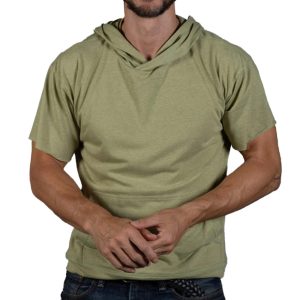 Men's Outdoor Solid Pocket Hoodie Casual Short Sleeve T-Shirt, T-Shirts, , COTOSEN, Apparel Online, Cheap Clothes, Buy Now