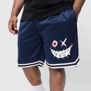 Men's Smiley Shorts Performance Shorts Basketball Shorts, Shorts, , COTOSEN, Apparel Online, Cheap Clothes, Buy Now