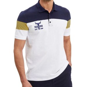 Men's Vintage Yellowstone Casual Colorblock Polo Neck T-Shirt, T-Shirts, , COTOSEN, Apparel Online, Cheap Clothes, Buy Now