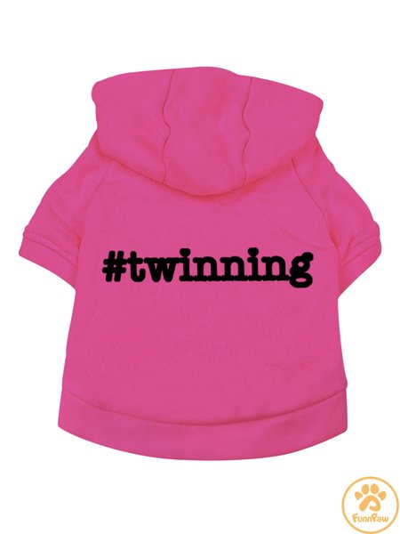 Twinning Human Matching Do hoodie, color:Rose Red|size:XXL, Lilicloth.com