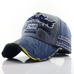 Old 1969 baseball cap washed full hat frayed visor hat men and women baseball cap, Hats, , COTOSEN, Apparel Online, Cheap Clothes, Buy Now