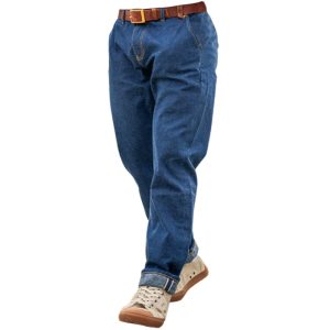 Men's Baggy Pants Retro Work Wear Everyday Casual Denim Trousers Blue, Pants, , COTOSEN, Apparel Online, Cheap Clothes, Buy Now