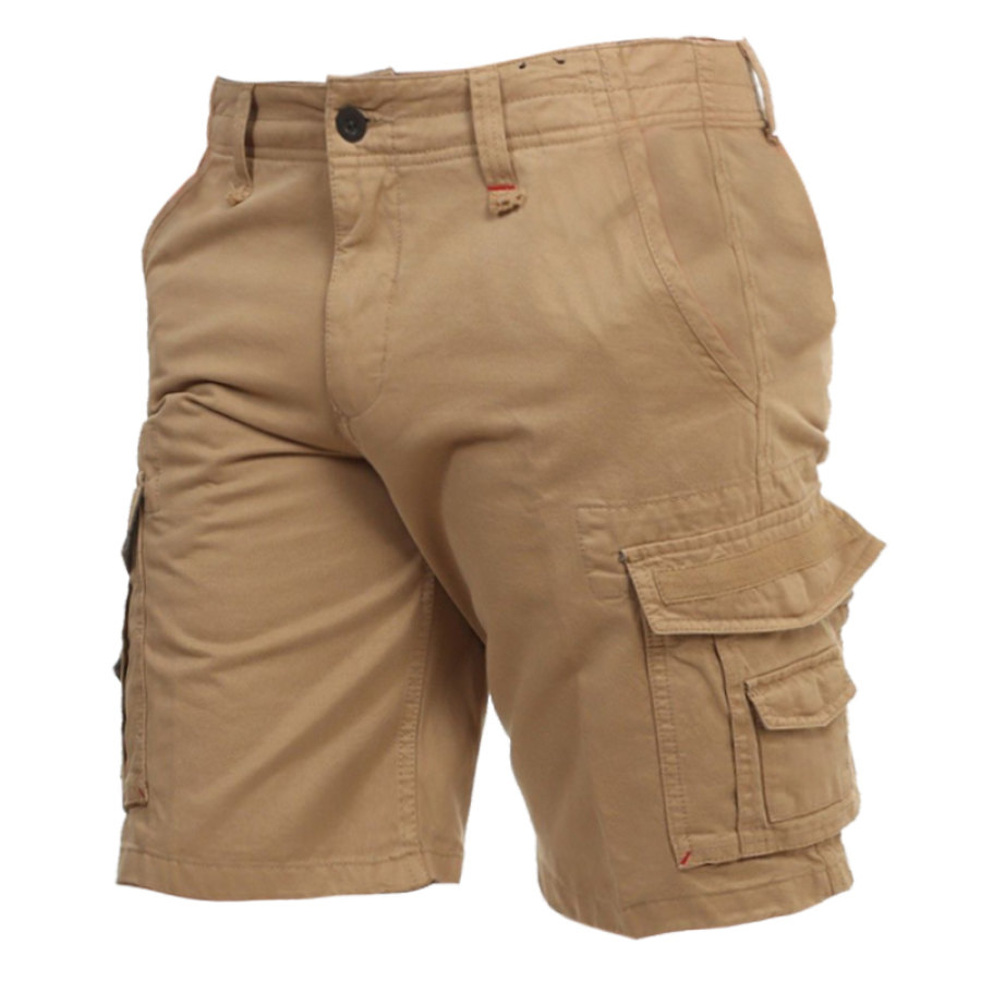 Men's Shorts Retro Multi-Pocket Workwear Wear-resistant Outdoor Shorts, Shorts, , COTOSEN, Apparel Online, Cheap Clothes, Buy Now