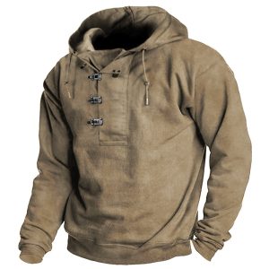 Men's Outdoor Special Training Thick Metal Buckle Tactical Hoodie, Tactical Sweatshirts & Hoodies, , COTOSEN, Apparel Online, Cheap Clothes, Buy Now