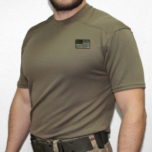 Men's T-Shirt Retro American Flag Outdoor Special Training Tactical Short Sleeve Army Green, T-Shirts, , COTOSEN, Apparel Online, Cheap Clothes, Buy Now
