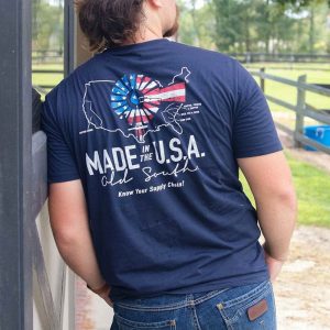 Men's T-Shirt American Flag Print Graphic Surf Everyday Casual Short Sleeve Tee Blue, T-Shirts, , COTOSEN, Apparel Online, Cheap Clothes, Buy Now