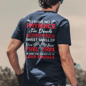 Men's Cotton T-Shirt Round Neck Short Sleeves I Have No Patience, T-Shirts, , COTOSEN, Apparel Online, Cheap Clothes, Buy Now