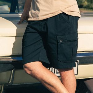 Men's Shorts Vintage Pocket Cargo Shorts Beach Surf Shorts Everyday Casual Shorts, Shorts, , COTOSEN, Apparel Online, Cheap Clothes, Buy Now