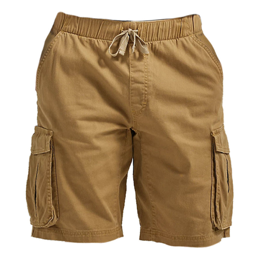 Men's Cargo Shorts Retro Multifunctional Pockets Wear-resistant Outdoor Workwear, Shorts, , COTOSEN, Apparel Online, Cheap Clothes, Buy Now
