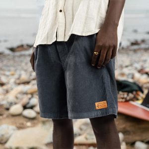 Men's Corduroy Shorts Retro Surf Beach Shorts 5 Inch Daily Casual Blue, Shorts, , COTOSEN, Apparel Online, Cheap Clothes, Buy Now