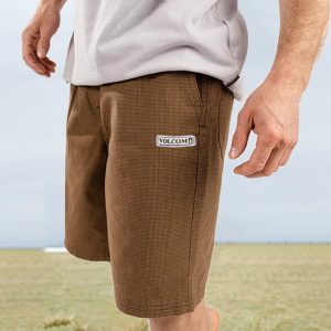 Men's Shorts Retro Waffle Surf Beach Shorts Daily Casual Coffee Color, Shorts, , COTOSEN, Apparel Online, Cheap Clothes, Buy Now