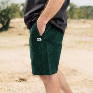 Men's Shorts Retro Corduroy 5 Inch Shorts Daily Outdoor Leisure Surfing Green, Shorts, , COTOSEN, Apparel Online, Cheap Clothes, Buy Now
