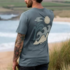 Men's T-Shirt Vintage Print Short Sleeve Everyday Tee Blue, T-Shirts, , COTOSEN, Apparel Online, Cheap Clothes, Buy Now