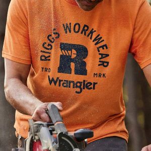 Men's T-Shirt Vintage Wrangler Print Graphic Short Sleeve Everyday Casual Tee, T-Shirts, , COTOSEN, Apparel Online, Cheap Clothes, Buy Now