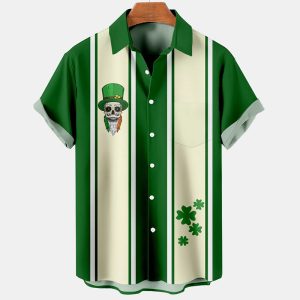 Men's Hawaiian Colorblock Short Sleeve Graphic Print Shirt, T-Shirts, , COTOSEN, Apparel Online, Cheap Clothes, Buy Now