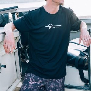 Men's Surf T-Shirt Letter Print Graphic Daily Casual Short Sleeve Tee Black, T-Shirts, , COTOSEN, Apparel Online, Cheap Clothes, Buy Now