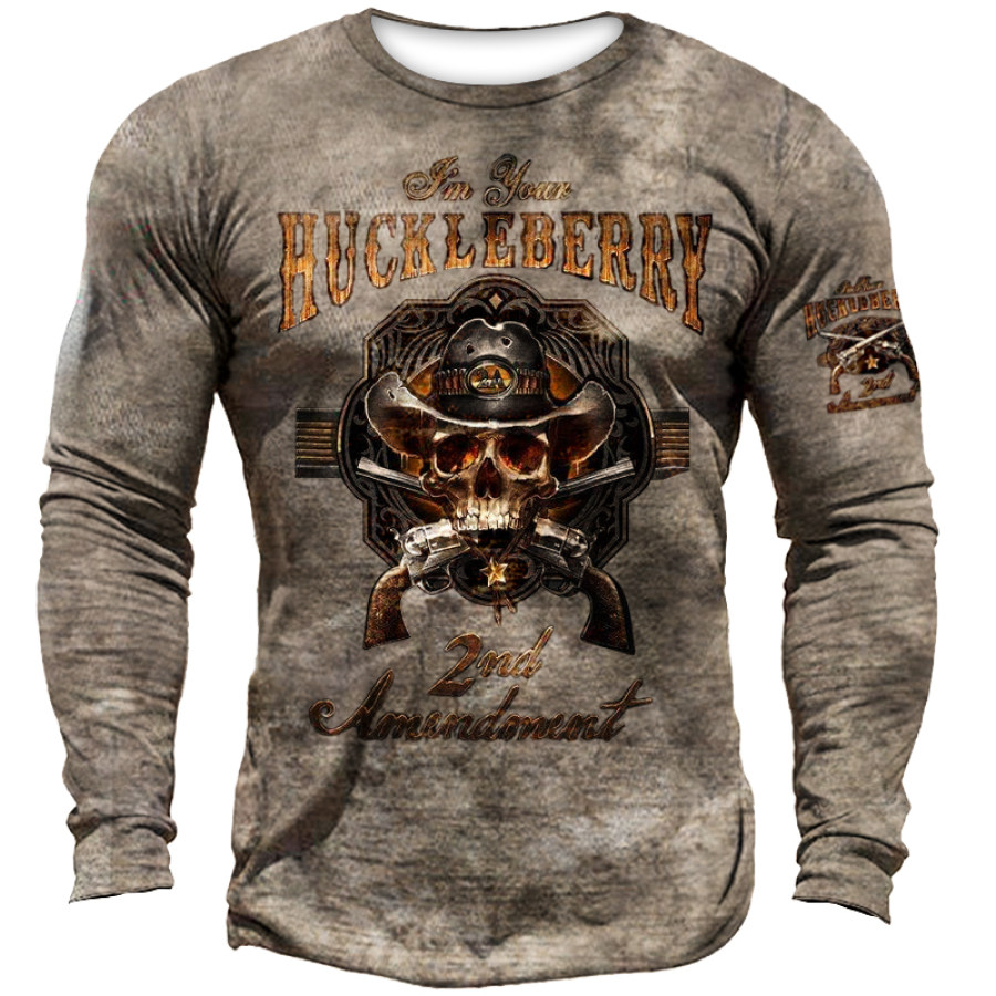 Men's Outdoor Retro Fighting Skull Tactical T-Shirt, T-Shirts, , COTOSEN, Apparel Online, Cheap Clothes, Buy Now