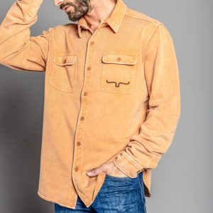 Men's Corduroy Shirt Vintage Western Yellowstone Long Sleeve Everyday Casual Work Jacket Khaki, Coats & Jackets, , COTOSEN, Apparel Online, Cheap Clothes, Buy Now
