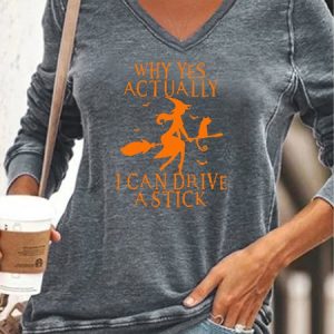 Women's Yes I Can Drive Stick Sweatshirt, color:Gray|size:3XL, Lilicloth.com