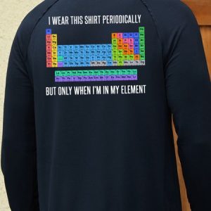 Men’s I Wear This Shirt Periodically But Only When I’m In My Element Cotton Casual Letter Pattern Sweatshirt, color:Dark Blue|size:3XL, Lilicloth.com