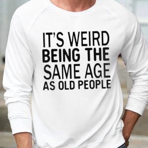 Men's Funny Age Casual Cotton-Blend Sweatshirt, color:White|size:3XL, Lilicloth.com