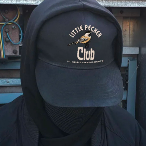 Little Pecker Club Denim Hat, color:Black|size:One-size, Lilicloth.com