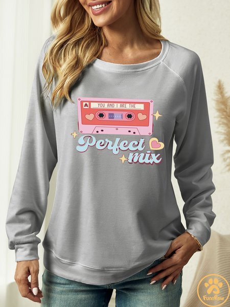 Women’s Casual Text Letters Sweatshirt Man And Dog Hoodies, color:Gray|size:3XL, Lilicloth.com
