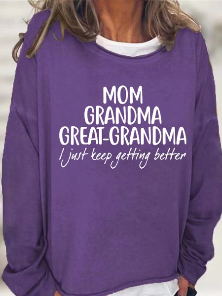 Gift For Great-Grandma Mom Grandma Great-Grandma Womens Sweatshirt, Hoodies&Sweatshirts, Lilicloth.com